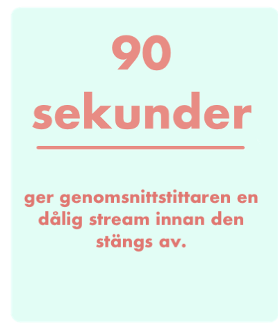 Kul fakta om streamingkunder